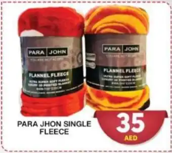 Grand Hyper Market PARA JHON SINGLE FLEECE offer