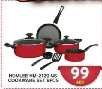 Grand Hyper Market HOMLEE HM-2129 NS COOKWARE SET 9PCS offer