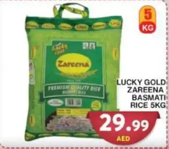 Grand Hyper Market LUCKY GOLD ZAREENA BASMATI RICE 5KG offer