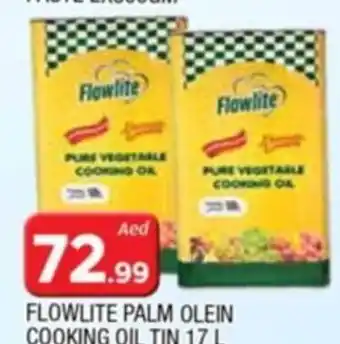 Al Madina FLOWLITE PALM OLEIN COOKING OIL TIN 17L offer