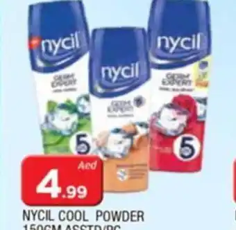 Al Madina NYCIL COOL POWDER 150GM ASSTD/PC offer