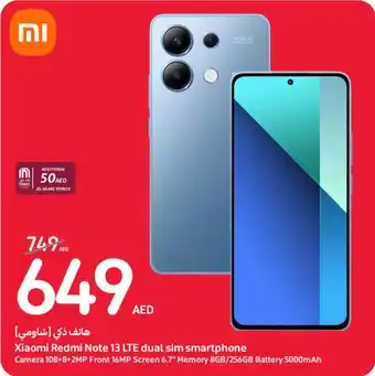 Carrefour Xiaomi Redmi Note 13 LTE dual sim smartphone offer