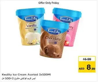 Nesto Kwality Ice Cream Assrted 3 x 500mL offer