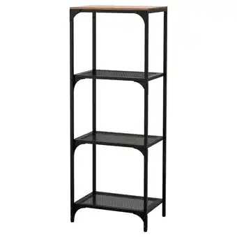 Ikea FjÄllbo Shelving unit, black, 51x136 cm offer
