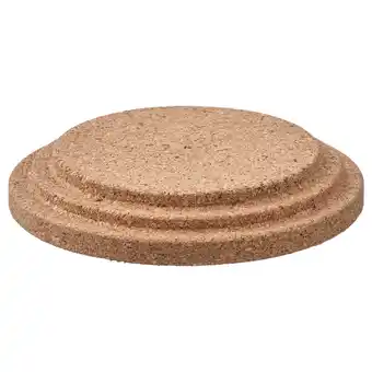 Ikea RÖnnspirea Lid for scented candle, cork, 8 cm offer