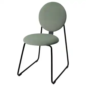 Ikea MÅnhult Chair, black/hakebo grey-green offer