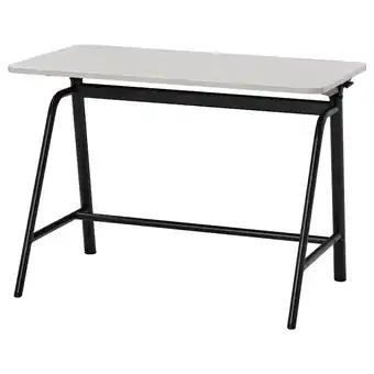 Ikea GladhÖjden Desk sit/stand, light grey/anthracite, 100x60 cm offer