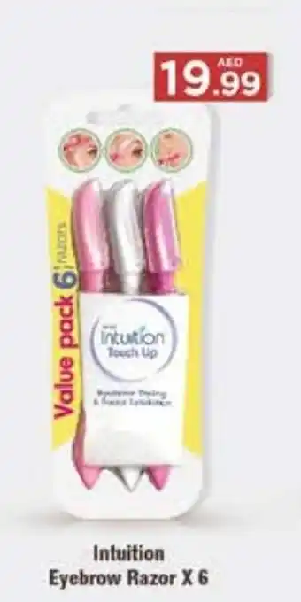 Nesto Intuition Eyebrow Razor X 6 offer