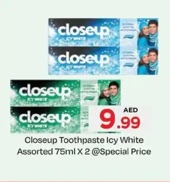 Nesto Closeup Toothpaste Icy White Assorted 75ml X 2 offer