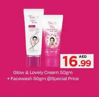 Nesto Glow and Lovely Cream 50gm + Facewash 50gm offer