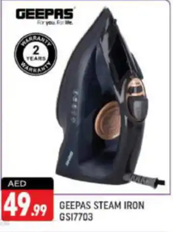 Shaklan GEEPAS STEAM IRON offer