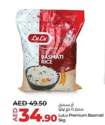 Lulu Hypermarket Premium Basmati 5kg offer