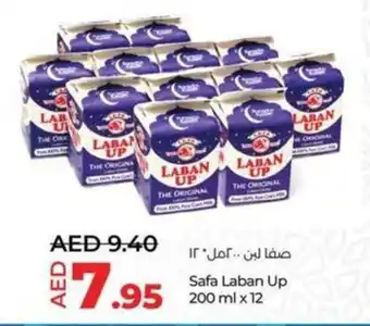 Lulu Hypermarket Safa Laban Up 200 ml x 12 offer