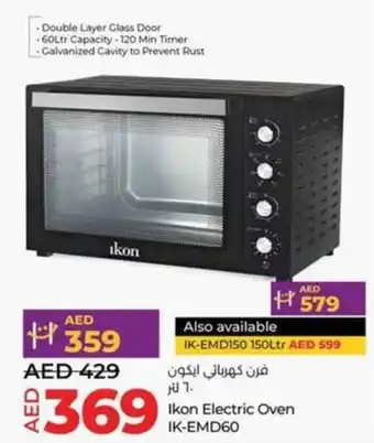 Lulu Hypermarket Ikon Electric Oven IK-EMD60 offer
