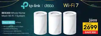 Emax tp-link BE9300 Whole Home Mesh Wi-Fi 7 System offer