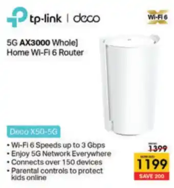 Emax tp-link 5G AX3000 Whole] Home Wi-Fi 6 Router offer