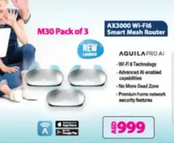 Emax M30 Pack of 3 AX3000 Wi-Fi6 Smart Mesh Router offer