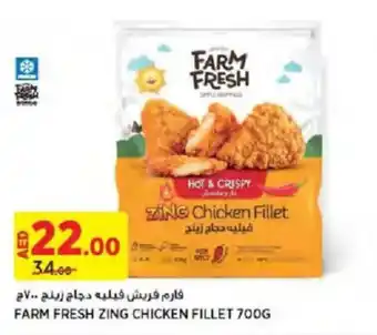 Aswaaq FARM FRESH ZING CHICKEN FILLET 700G offer