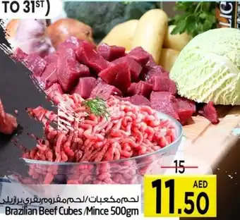 Safari Hypermarket Beef Cubes/Mince 500gm offer
