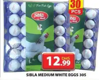 Grand Hyper Market SIBLA MEDIUM WHITE EGGS 305 offer