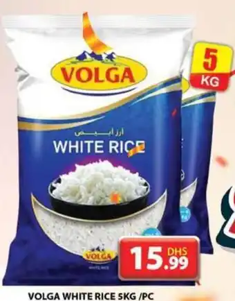 Grand Hyper Market VOLGA WHITE RICE 5KG /PC offer