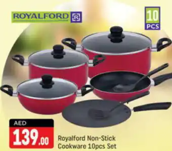 Shaklan Royalford Non-Stick Cookware 10pcs Set offer