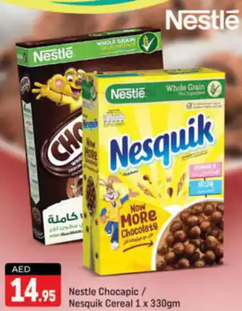 Shaklan Nestle Chocapic/ Nesquik Cereal 1 x 330gm offer