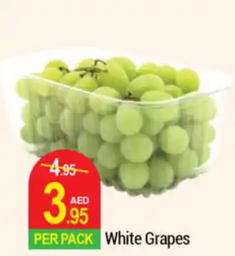 New W Mart White Grapes per pack offer