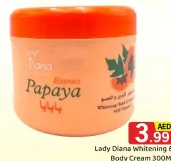 GATE Lady Diana Whitening & Body Cream 300MI offer