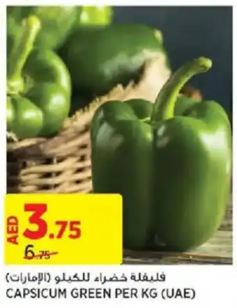 Géant CAPSICUM GREEN PER KG offer