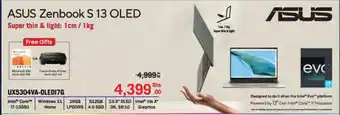 ECity ASUS Zenbook S 13 OLED offer