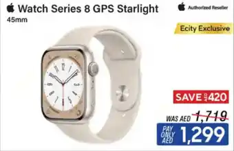 ECity Watch Series 8 GPS Starlight offer