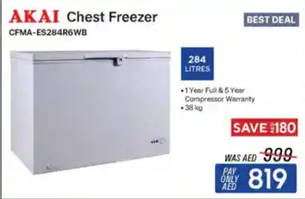ECity AKAI Chest Freezer offer