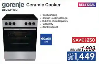 ECity gorenje Ceramic Cooker offer