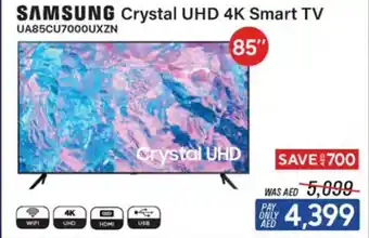ECity SAMSUNG Crystal UHD 4K Smart TV offer