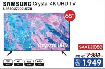 ECity SAMSUNG Crystal 4K UHD TV offer