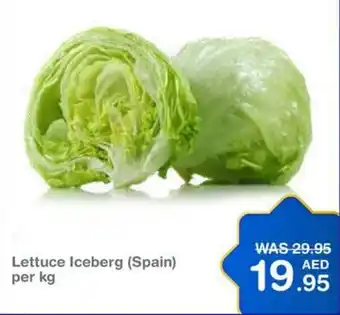 Choithrams Lettuce Iceberg per kg offer