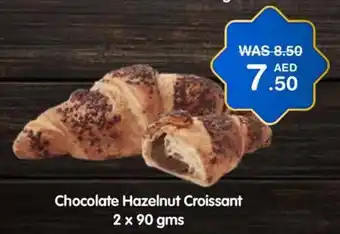 Choithrams Chocolate Hazelnut Croissant 2 x 90 gms offer