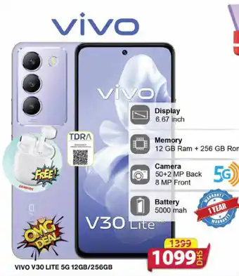 Grand Hyper Market VIVO V30 LITE 5G 12GB/256GB offer