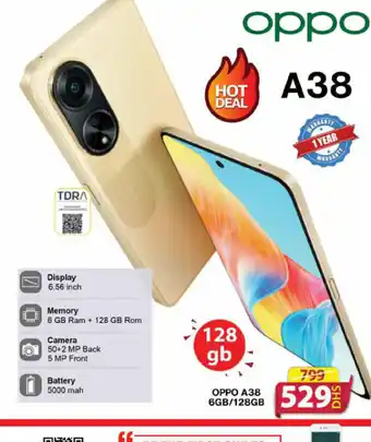 Grand Hyper Market OPPO A38 6GB/128GB offer