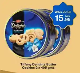 Choithrams Tiffany Delights Butter Cookies 2 x 405 gms offer