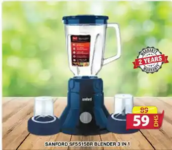Grand Hyper Market SANFORD SF5515BR BLENDER 3 IN 1 offer