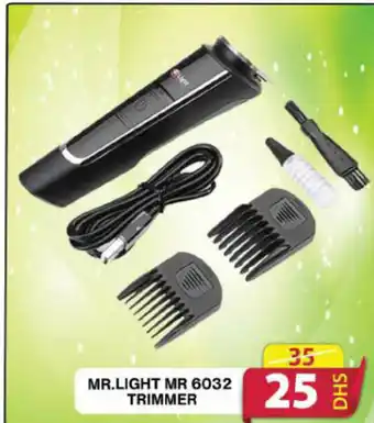 Grand Hyper Market MR.LIGHT MR 6032 TRIMMER offer