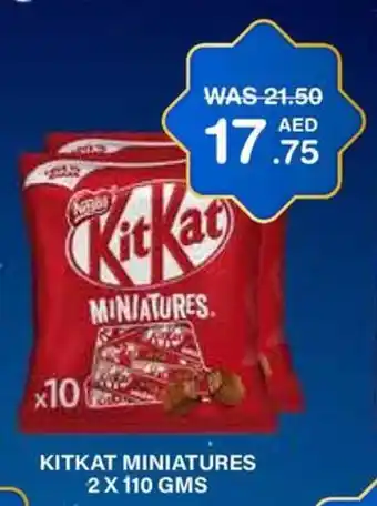 Choithrams KITKAT MINIATURES 2 x 110gms offer
