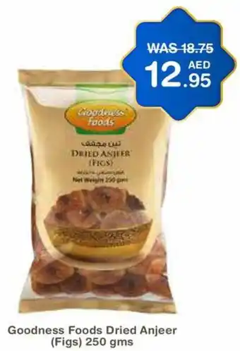 Choithrams Goodness Foods Dried Anjeer (Figs) 250 gms s offer