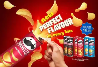 Choithrams Pringles Chips (Assorted) 2 x 165 gms offer