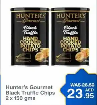 Choithrams Hunter's Gourmet Black Truffle Chips 2 x 150 gms offer