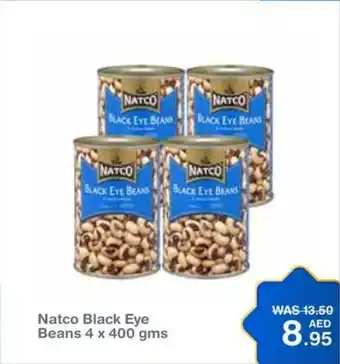 Choithrams Natco Black Eye Beans 4 x 400 gms offer