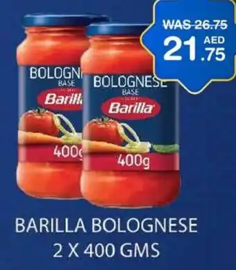 Choithrams BARILLA BOLOGNESE 2 x 400gms offer