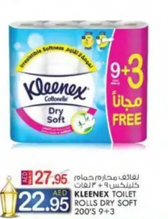 KM Trading KLEENEX TOILET ROLLS DRY SOFT 200'S 9+3 offer